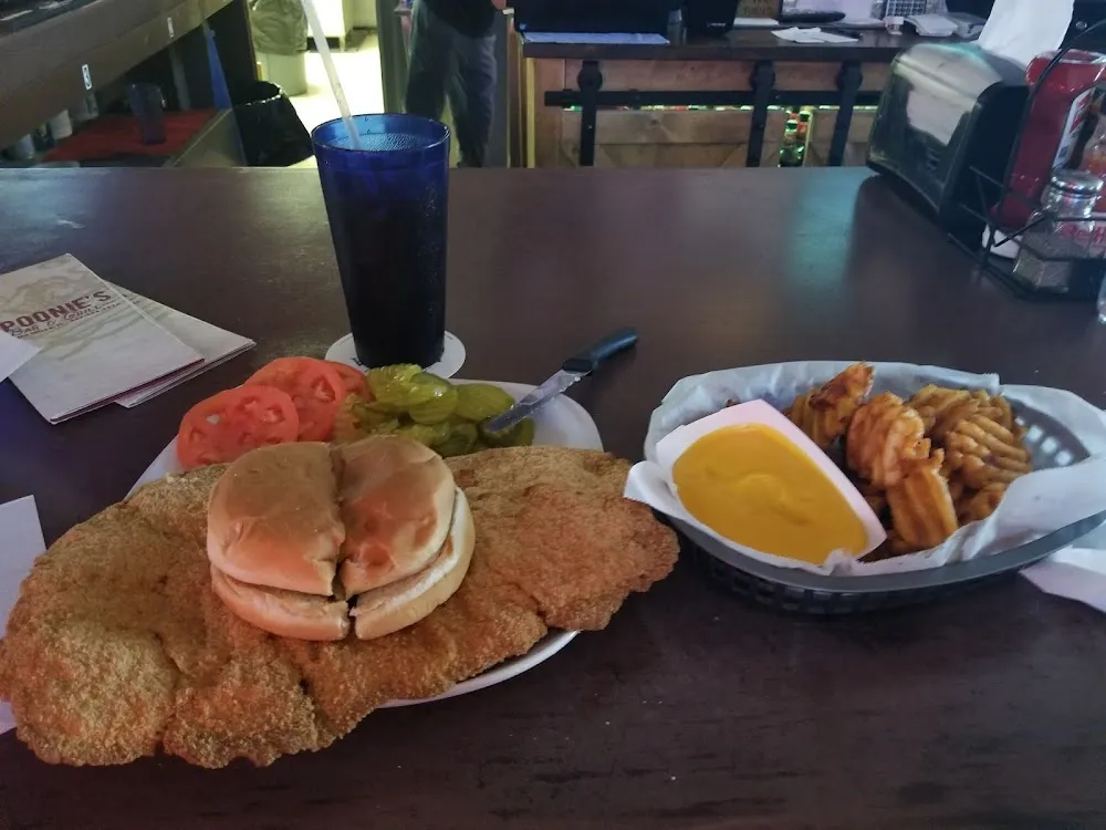 Tenderloin and Waffle Fries
